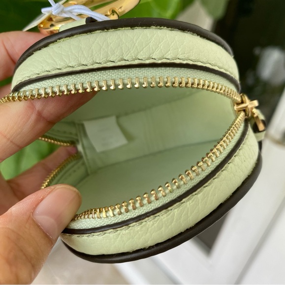 Limited ‼️ Tory Burch Thea Coin Pouch 150410 Meadow Mist - Picture 7 of 9